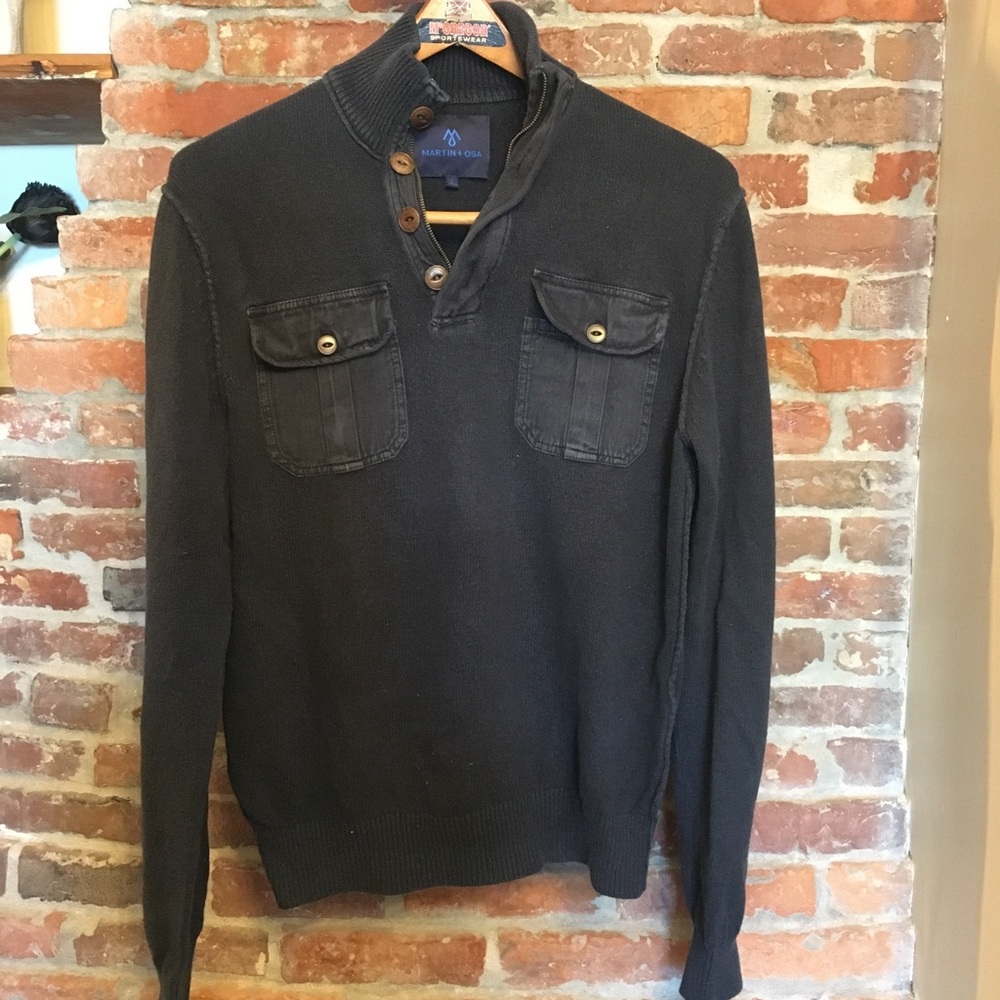 MARTIN & OSA Navy Blue Sweater